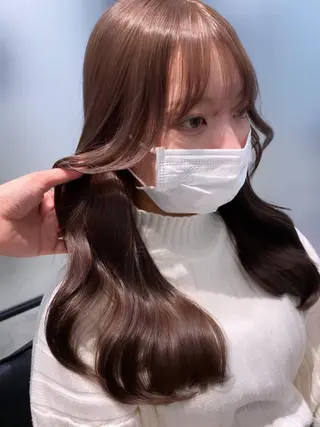 ロング カラー 韓国ヘア🇰🇷 トヨキトキコのヘアスタイル
