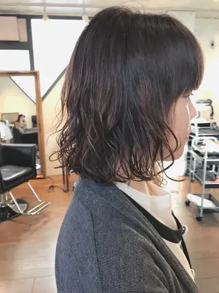 ミディアム パーマ corona hairdesign KAZUE MAEDA所属・マエダ カズエ🫶 coronahairのヘアスタイル