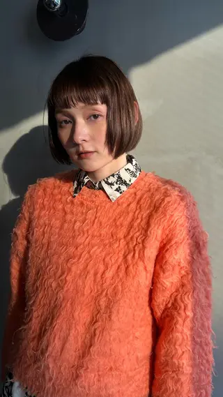 ショート カラー ショート/ボブ専門 宮脇美奈/南船場のヘアスタイル