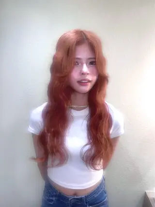 ロング カラー GEM lit所属・名駅/GEM lit risaのヘアスタイル