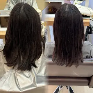 セミロング Agu hair 粉河のヘアスタイル