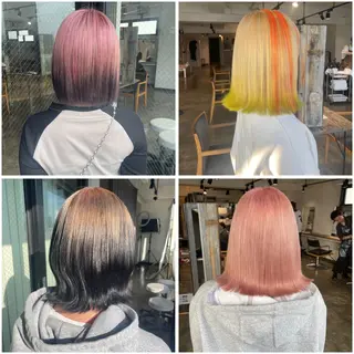 ミディアム カラー ムラ修正/ ハイトーン💖Riaのヘアスタイル