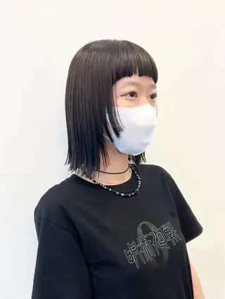 セミロング カラー HARU//原宿🤍 リピート率NO.1のヘアスタイル