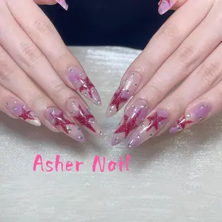 ネイル Asher-Hana 🎗のネイルデザイン