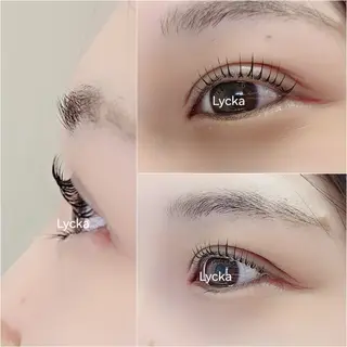 マツエク・マツパ lash&brow Lyckaのマツエク・マツパデザイン