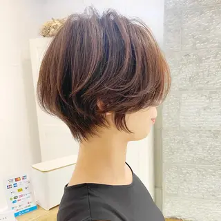 ショート 表参道/大人ショート カットモデル募集⭐︎のヘアスタイル