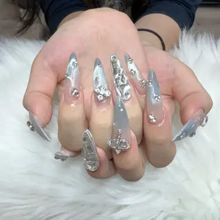 ネイル 🎀nana🫧 ワンホンネイル🎀のネイルデザイン