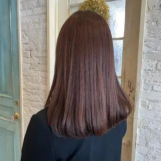 セミロング 大久保 詩月のヘアスタイル