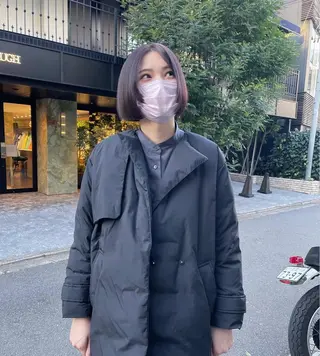 ショート カラー ボブ/レイヤー/艶 🦕risa 森下のヘアスタイル