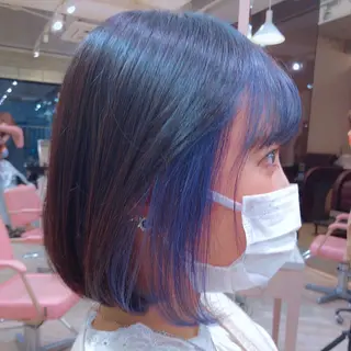 ミディアム カラー モテ髪×トレンド💕 小顔レイヤー 金井のヘアスタイル