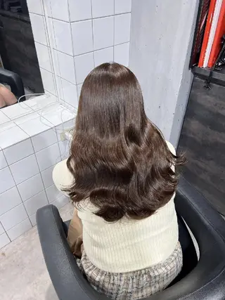 セミロング ヘアアレンジ カラー 公式PARADE💐 池袋💐のヘアスタイル