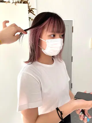 ミディアム 架空〜KAQU〜所属・【clan】 NOGAMIのヘアスタイル