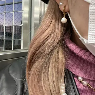 ロング カラー カラー/韓国レイヤー /ブリーチ/hinaのヘアスタイル