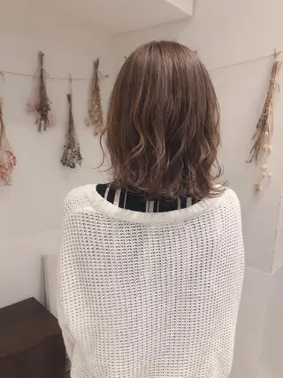 ミディアム カラー はだゆうき @hadadan08のヘアスタイル