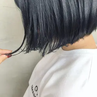 ショート カラー 韓国/ハイトーン/ ボブ🎀MIKU🎀のヘアスタイル