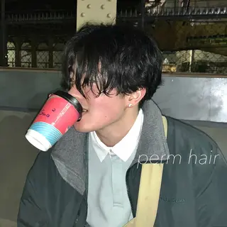 ショート パーマ メンズ GO TODAY 原宿本店所属・似合わせカット得意 💛RENA💛のヘアスタイル