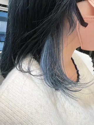 ミディアム INORI /フェイスレイヤーのヘアスタイル