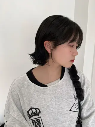 ショート モテヘア/グレージュ /ボブ/前原汐🎐のヘアスタイル