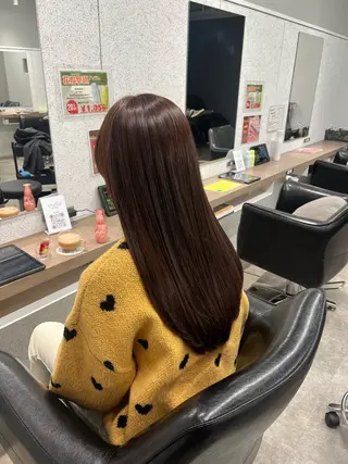 ロング カラー 🍓艶髪/艶カラー ハイトーン/しんたにのヘアスタイル