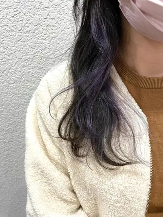 セミロング 渋谷 留菜のヘアスタイル
