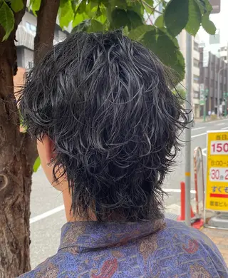 パーマ メンズ 年間2000名担当◎ パーマ職人/仲原佑樹のヘアスタイル