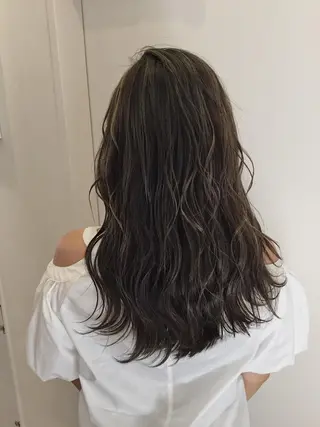セミロング カラー MIZUHO / ダブルカラー髪質改善のヘアスタイル
