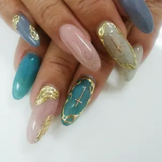 ネイル リラクゼーション＆ネイル仙殊~センジュ~所属・senju 　のネイルデザイン