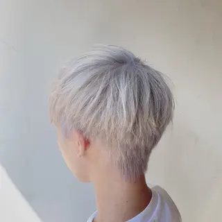 ショート カラー ダブルカラー 韓国レイヤーKYONのヘアスタイル