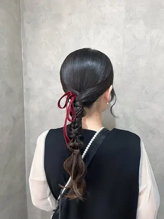 ヘアアレンジ 垢抜けヘアメイク🫧 JURI🪽のヘアスタイル