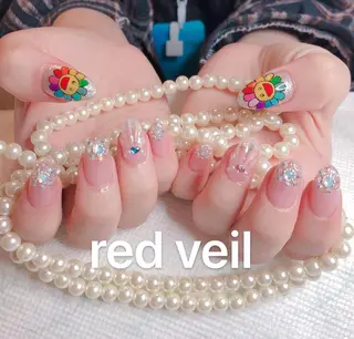 ミディアム ネイル 長さ出し専門 nynaのネイルデザイン