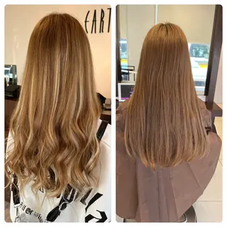 ロング EARTH長岡 🌼渡辺まい🌼のヘアスタイル