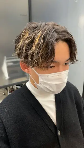 ショート カラー パーマ ヘアアレンジ メンズ メンズ特化美容師 aiのその他イメージ