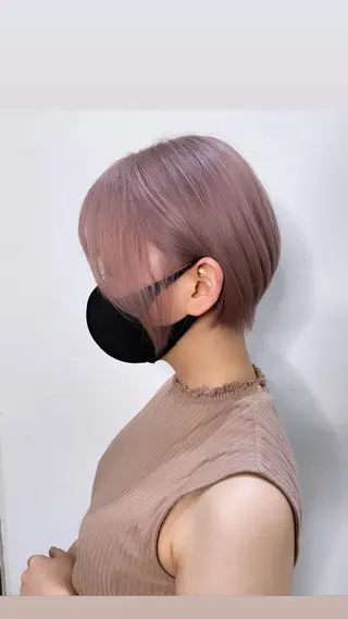 ショート 安田 蓮のヘアスタイル