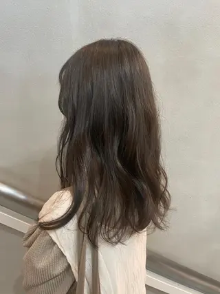 ロング カラー 透明感カラー/顔周り レイヤー/髪質改善のヘアスタイル