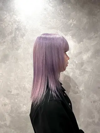 ミディアム 中川 舞のヘアスタイル