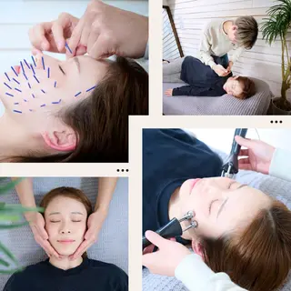 姿勢改善&小顔矯正& 美容鍼・恵比寿リョウのエステ・リラクイメージ