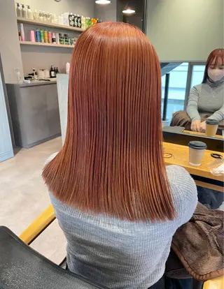 ロング カラー 韓国風/オシャレ /縮毛矯正/滝口琴未のヘアスタイル