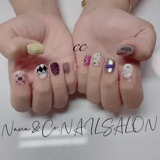 カラー ネイル C C🌼のネイルデザイン
