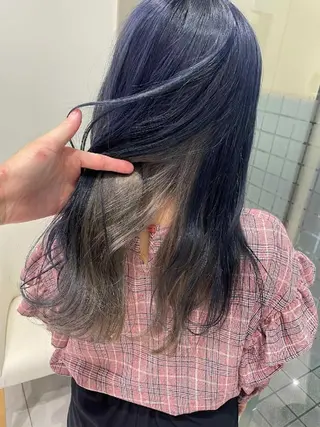 セミロング カラー あらげ 🌈推しカラー🌈ᵕのヘアスタイル