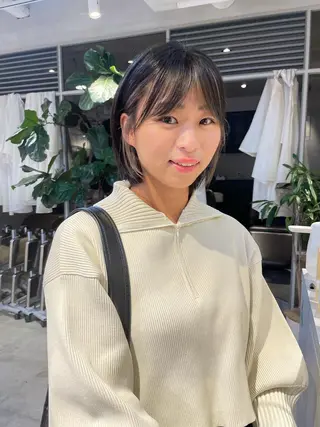 ショート カラー 斉藤 瑞恵のヘアスタイル