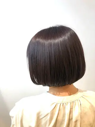 ショート カラー 髪質改善縮毛矯正 💎TOMOのヘアスタイル