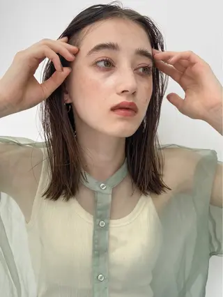 ミディアム カラー 色素薄めカラー❤︎ chihiroのヘアスタイル