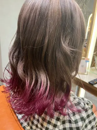 ミディアム カラー olelo国立🐟 Maho🐟のヘアスタイル