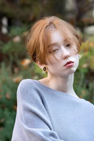 ショート カラー 🉐レイヤー/塩見 弘樹🉐渋谷のヘアスタイル