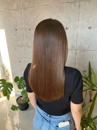 ロング 廣瀬 愛のヘアスタイル