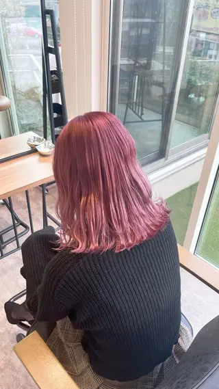 ミディアム カラー STRAAL所属・カットモデル✂️ ゆうかのヘアスタイル