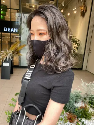 ミディアム カラー Raf.hair design所属・MAYU / Raf.のヘアスタイル