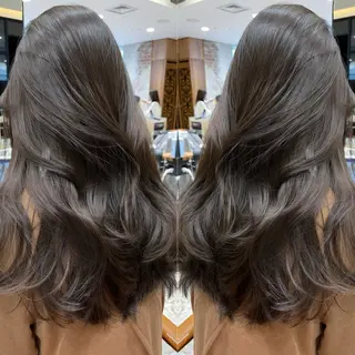 セミロング 映える顔まわり/前髪 特化 💗 ユキマのヘアスタイル