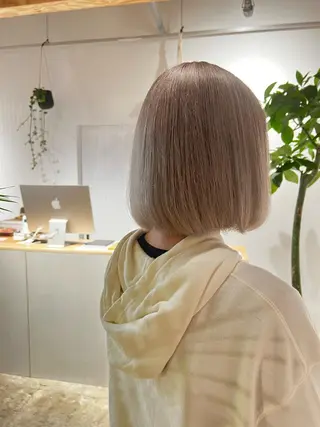 ミディアム Kazusa/艶髪 /ハイトーン🌈のヘアスタイル