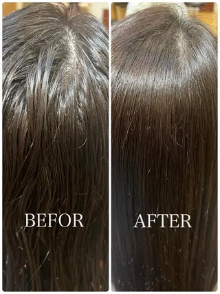 セミロング 村中 逸紀のヘアスタイル